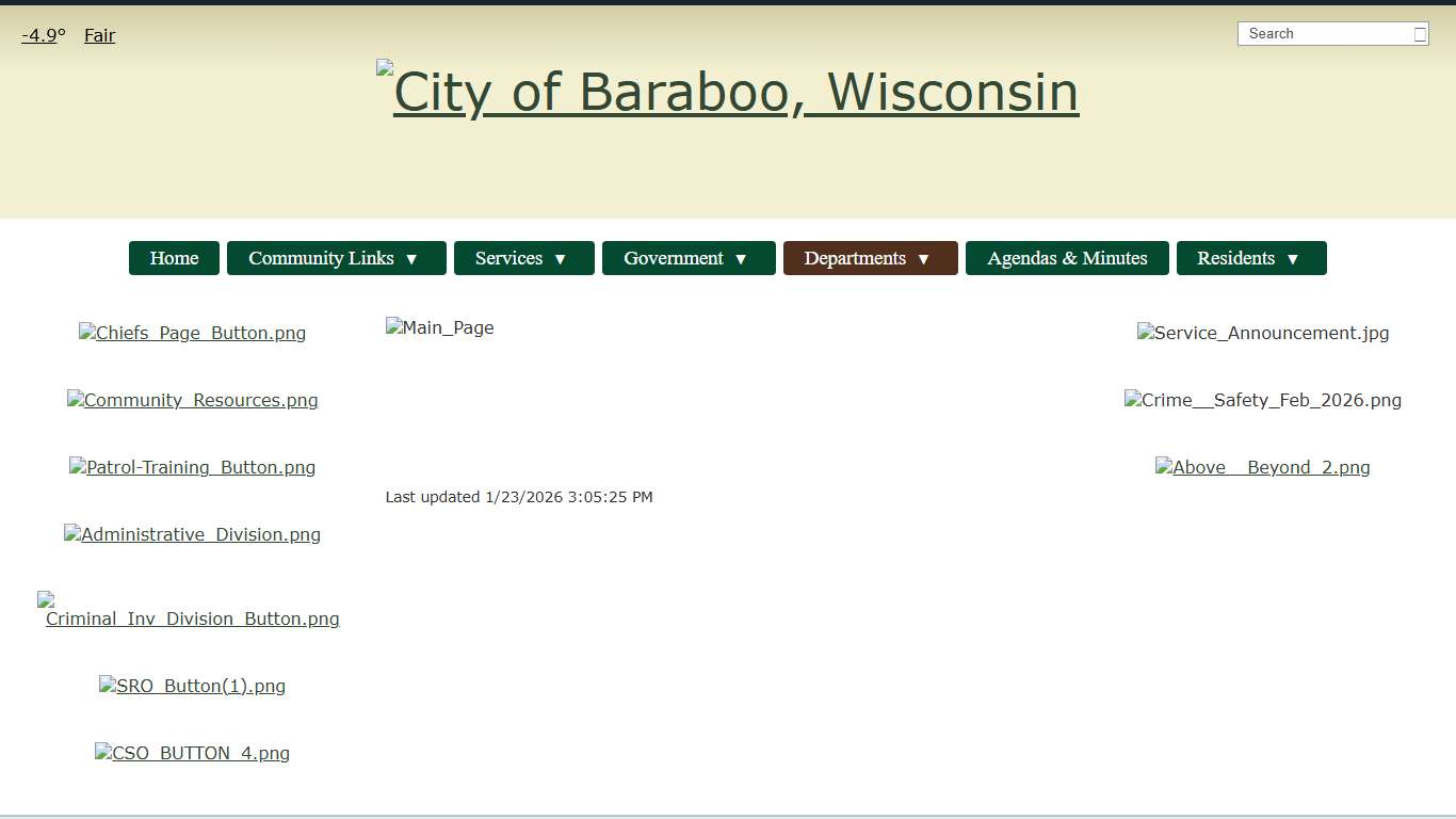 Police - City of Baraboo, Wisconsin